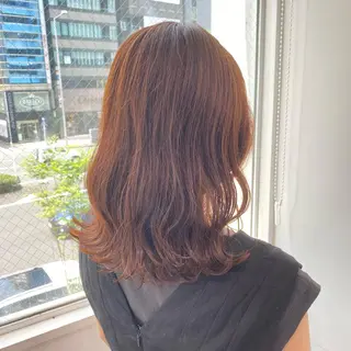 ミディアム カラー メンズ センターパート特化 井上健太のヘアスタイル
