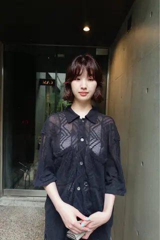 ショート ボブパーマ🥣KON コンナツミのヘアスタイル