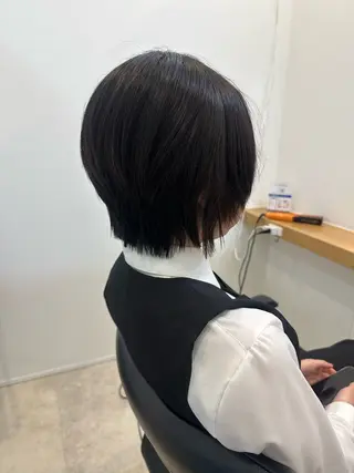 ショート レイヤー/ナチュラル 💐nao.のヘアスタイル