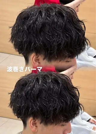 パーマ メンズ 💈メンズパーマ カラー💈momoのヘアスタイル