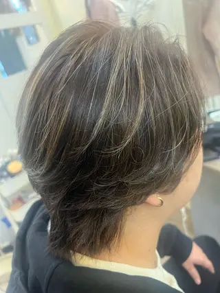 カラー メンズ 鶴見 和美のヘアスタイル