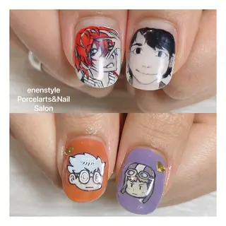 ミディアム ネイル 🐾enen style 🐾のネイルデザイン