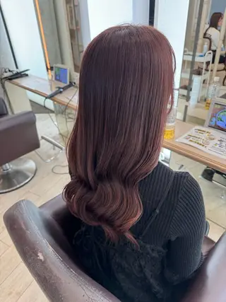 セミロング カラー 🍪ﾖｼｲﾊﾙﾈ🍪 ﾗﾍﾞﾝﾀﾞｰｶﾗｰのヘアスタイル