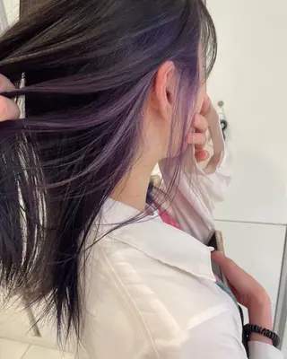 セミロング カラー カラーモデル募集中／ あかり🌷のヘアスタイル