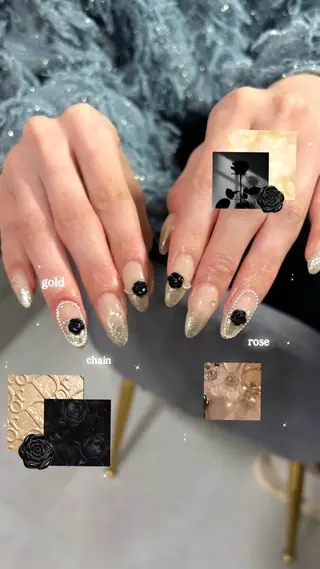 ネイル yuki❄️堺筋本町 韓国ワンホンのネイルデザイン