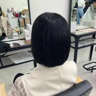 ミディアム カラー パーマ ヘアアレンジ メンズ キッズ ネイル マツエク・マツパ アイブロウ mona/ ストレートスタイル✨のヘアスタイル