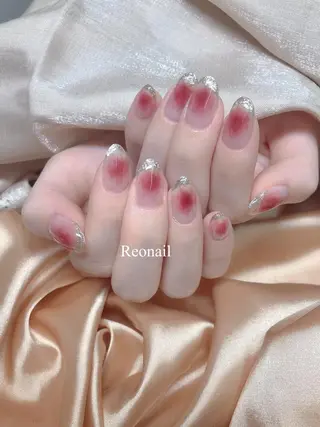 ミディアム ネイル Blowe ニュアンスのネイルデザイン