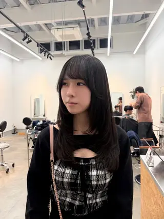 ロング 宮本 祥生のヘアスタイル
