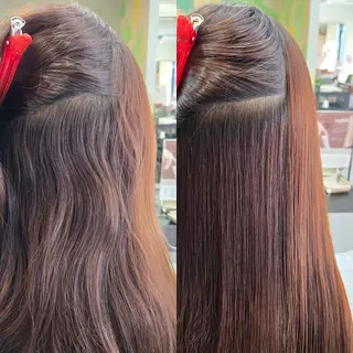 セミロング 野村 果音(カノン)のヘアスタイル