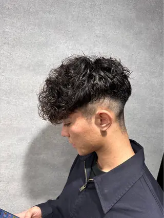 ショート パーマ メンズ 🔥メンズ 特化🔥菊水皐暉🔥のヘアスタイル