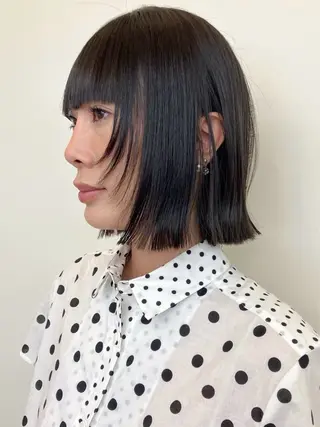 ミディアム fumikaブリーチ /デザインのヘアスタイル
