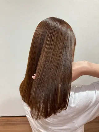 ミディアム Annon プライベートサロンのヘアスタイル