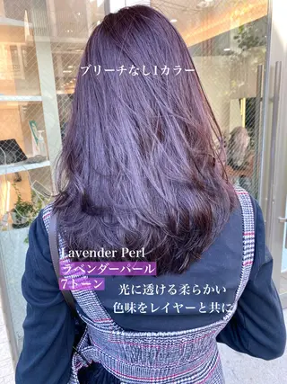 カラー ブリーチなしで 全国から予約殺到♡のヘアスタイル
