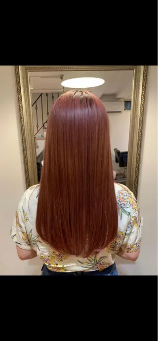 セミロング カラー PANOL 秀島のヘアスタイル