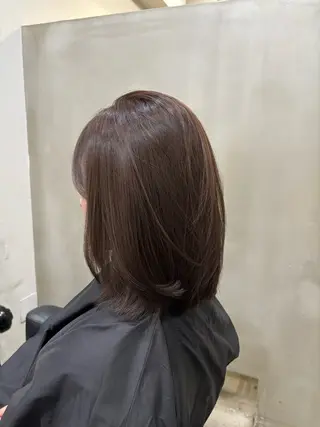 ミディアム カラー 中園康 /カラー/ブリーチのヘアスタイル