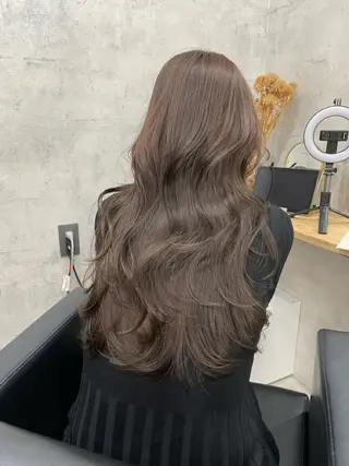 ロング 髪質改善/エクステ/ レイヤーカットLayのヘアスタイル