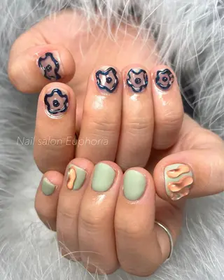 ネイル Nail salon Euphoriaのネイルデザイン