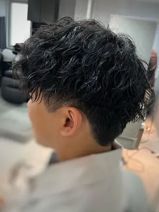 ショート カラー パーマ ヘアアレンジ メンズ キッズ TOON 川崎店 👫🏼橋本貴志のヘアスタイル