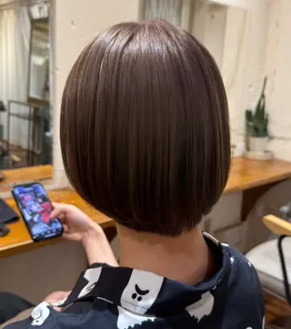ショート カラー パーマ/ボブ/レイ ヤー💫SUZUKAのヘアスタイル