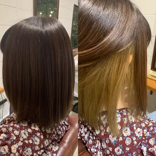 ミディアム ショート🌼パーマ 本間正子のヘアスタイル