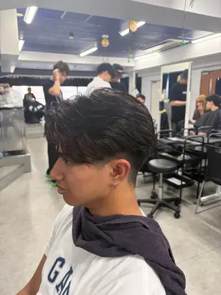 カラー パーマ メンズ 【横浜1似合わせ 職人】昇陽のヘアスタイル
