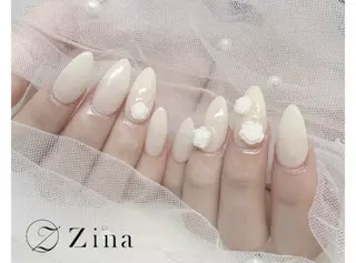 セミロング 自爪育成/zina/ KIMIのネイルデザイン