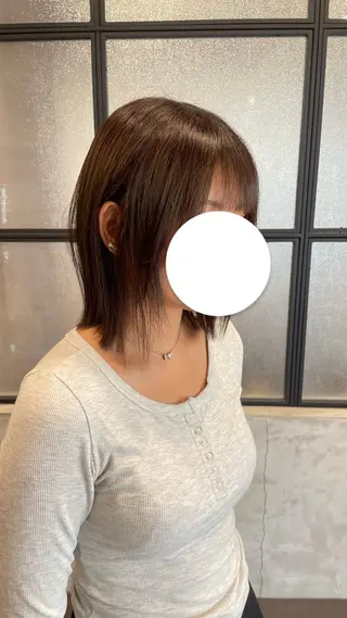 ミディアム 佐藤由依/レイヤー /ハッシュカットのヘアスタイル