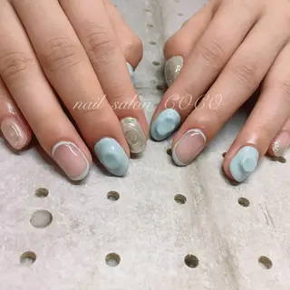 カラー パーマ ヘアアレンジ メンズ キッズ ネイル マツエク・マツパ nail Berunaのネイルデザイン