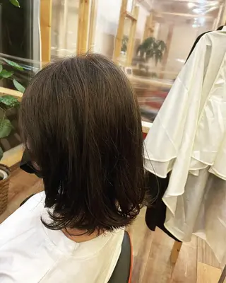 ミディアム カラー 狩野 龍二のヘアスタイル