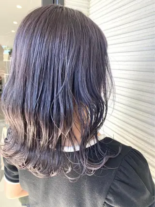 セミロング カラー 【Raviy】 横塚勇也のヘアスタイル