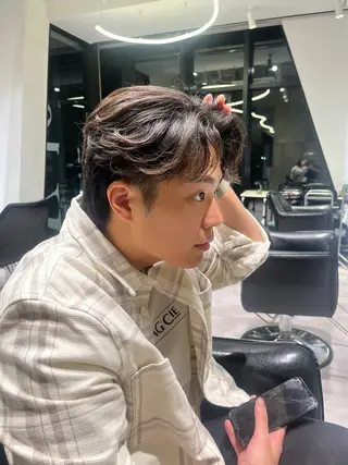 ミディアム メンズ 中村 佳菜のヘアスタイル