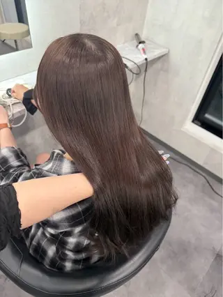 パーマ 曲がる縮毛矯正/メン ズカット髪質改善のヘアスタイル