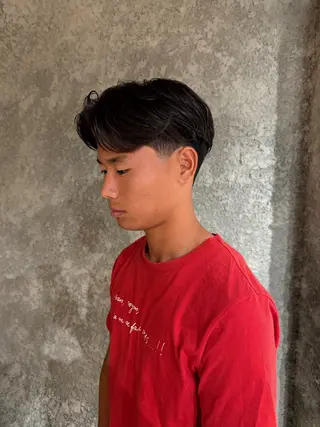 パーマ メンズ 薬院平尾メンズパーマ メンズサロンkazのヘアスタイル