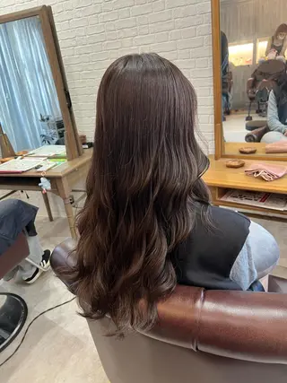 ロング カラー 髪質改善ストレート Kantaのヘアスタイル