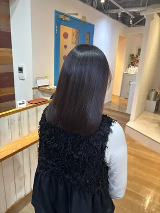 ミディアム カラー RINNO🌷透明感 カラー/髪質改善のヘアスタイル