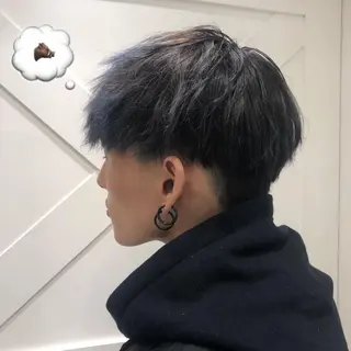 ショート カラー メンズ 🌺ウルフカット職人 新垣渚🐺のヘアスタイル