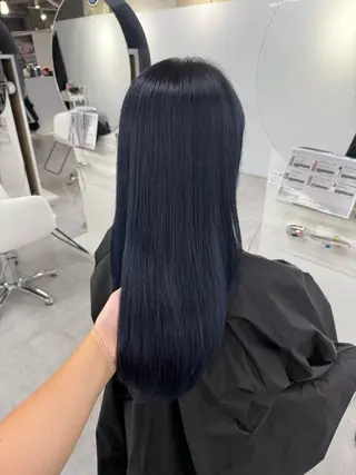 ロング カラー yuuna ✮ door whiteのヘアスタイル