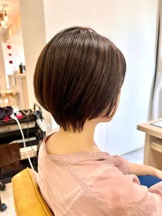 ショート 金山/透明感カラー ヘッドスパ/hinaのヘアスタイル