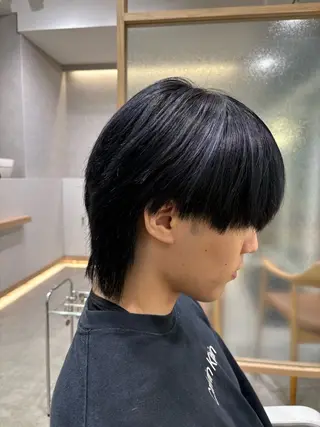 メンズ 縮毛矯正& 透明感カラー✨レオのヘアスタイル
