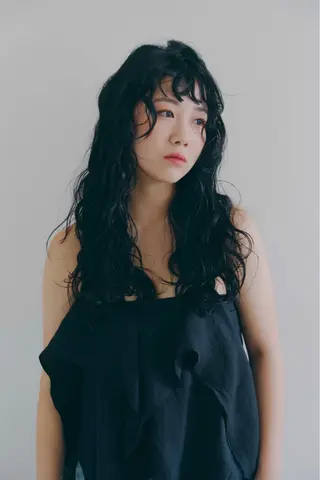 ロング パーマ 髪質改善パーマ 酸性ストレートのヘアスタイル