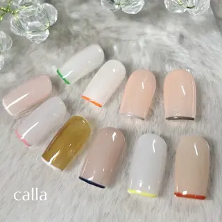 ネイル calla ネイリストのネイルデザイン