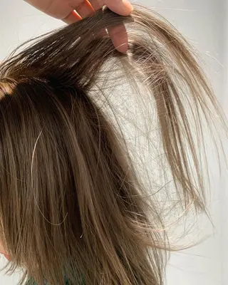 ミディアム カラー パーマ ボブパーマコテ巻き風 パーマNo1深江秀平のヘアスタイル