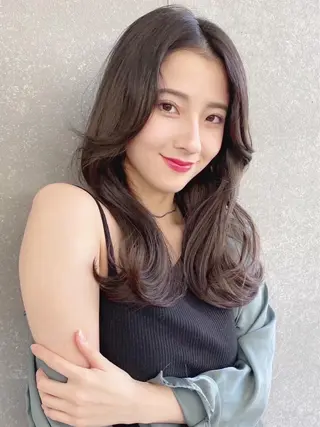 ロング 縮毛矯正/レイヤー/ 髪質改善/林のヘアスタイル