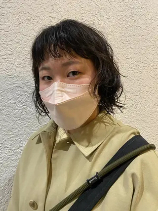 ショート パーマ Hayashi Shioriのヘアスタイル