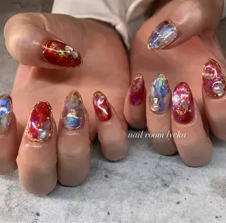 ネイル ネイルルームリッカ 𝐦𝐚𝐲𝐮のネイルデザイン