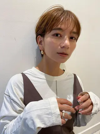 レイヤーカット/ ハイライト　千咲季のヘアスタイル