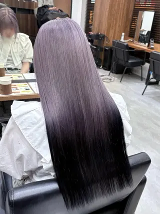 ロング カラー ENA💗NEXT /ハイトーンエクステのヘアスタイル