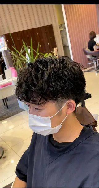 パーマ メンズ ✂︎山﨑 涼太✂︎のヘアスタイル