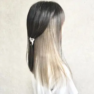 セミロング 松本 千夏のヘアスタイル