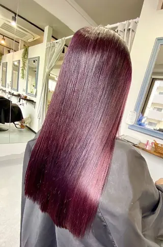 ロング 韓国風/ハイトーン sherryのヘアスタイル